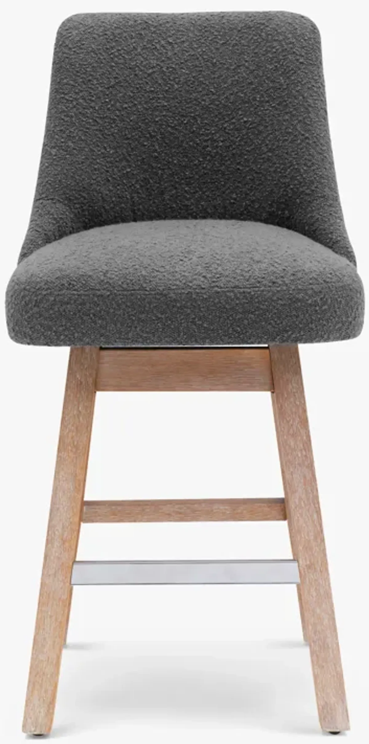 WestinTrends 26" Upholstered Swivel Counter Height Bar Stool