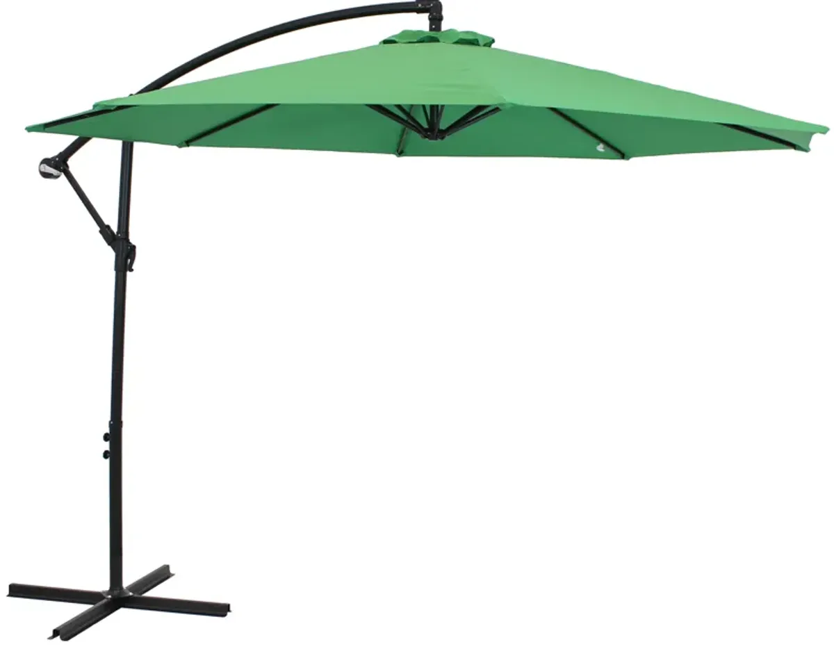 Sunnydaze 9' Cantilever Offset Patio Umbrella with Crank