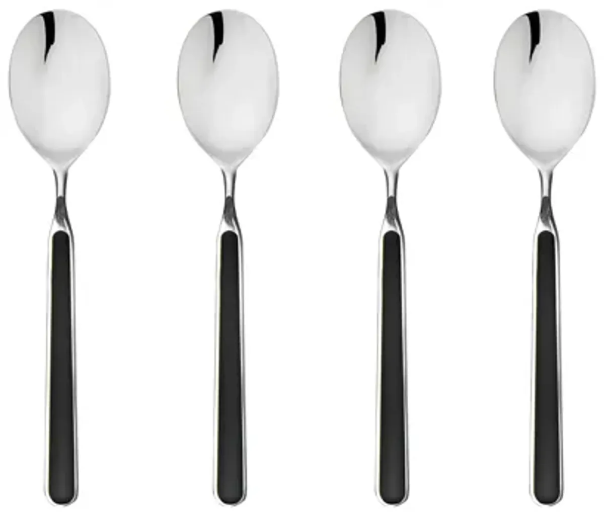 Fantasia 4-Piece Coffee Spoon Set in Black