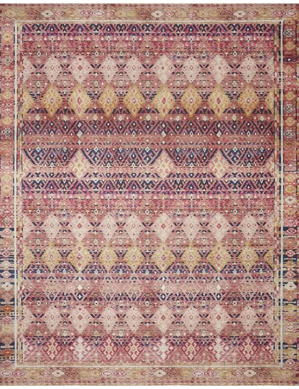 Layla Magenta/Multi 7'6" x 9'6" Area Rug