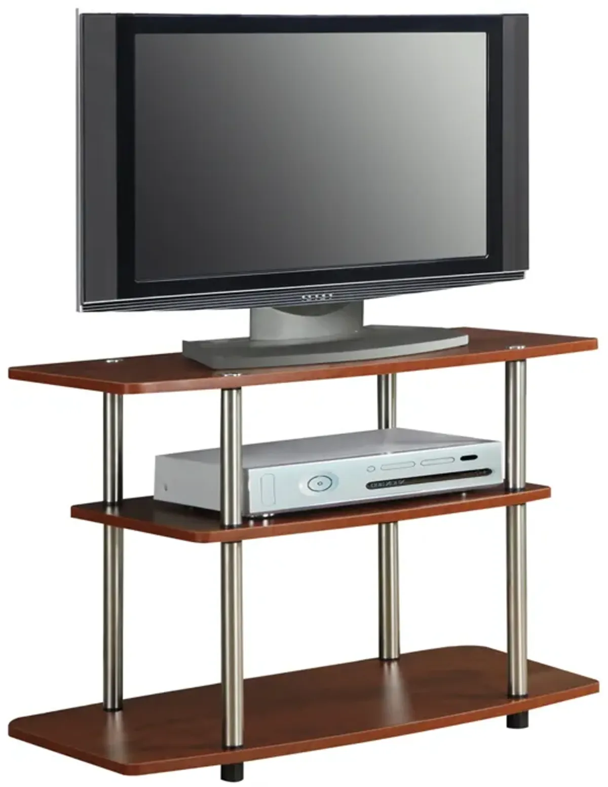 Convenience Concepts Designs2Go No Tools 3 Tier TV Stand