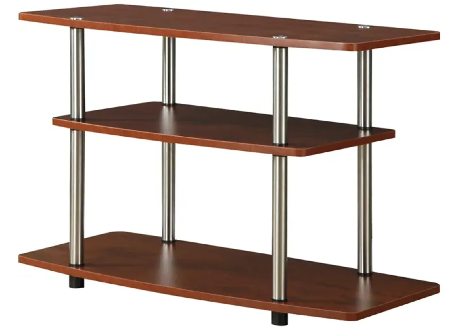 Convenience Concepts Designs2Go No Tools 3 Tier TV Stand