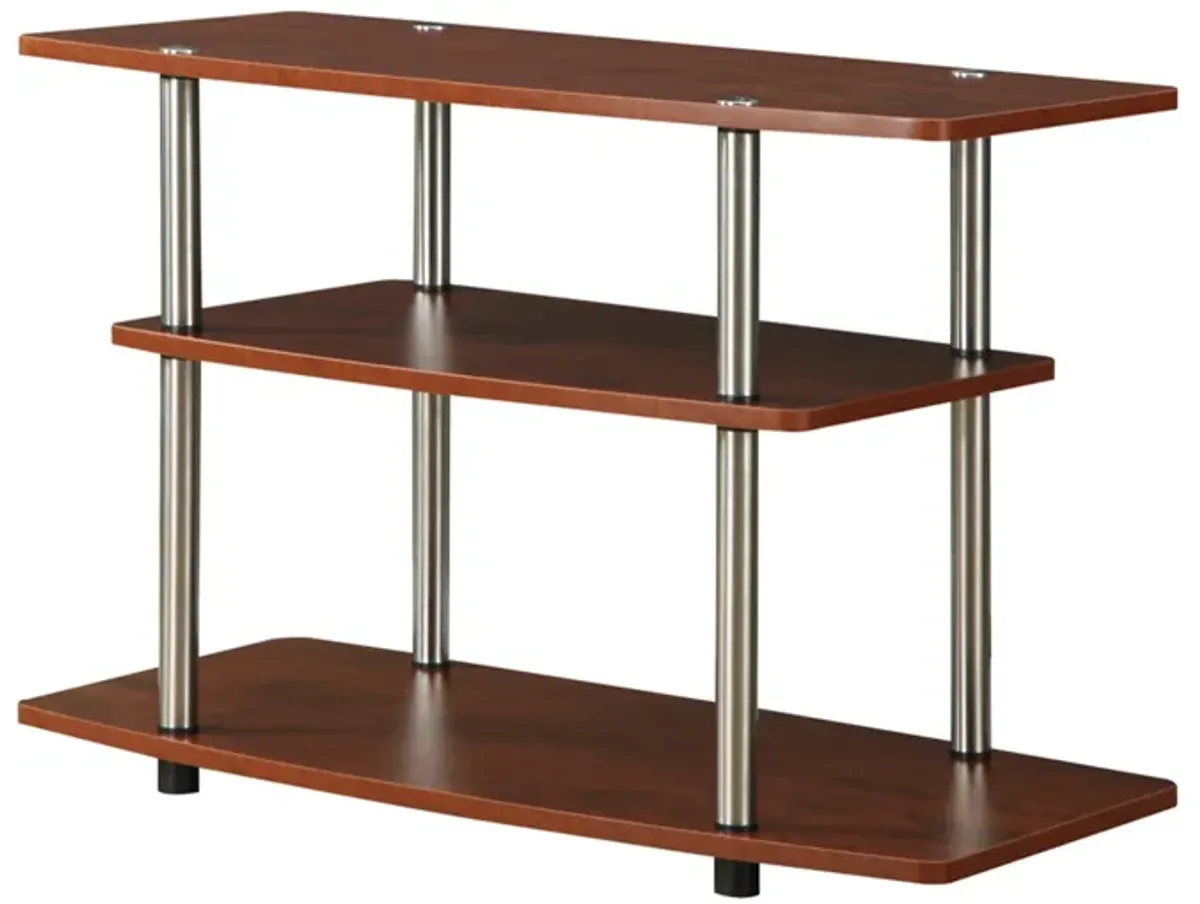 Convenience Concepts Designs2Go No Tools 3 Tier TV Stand