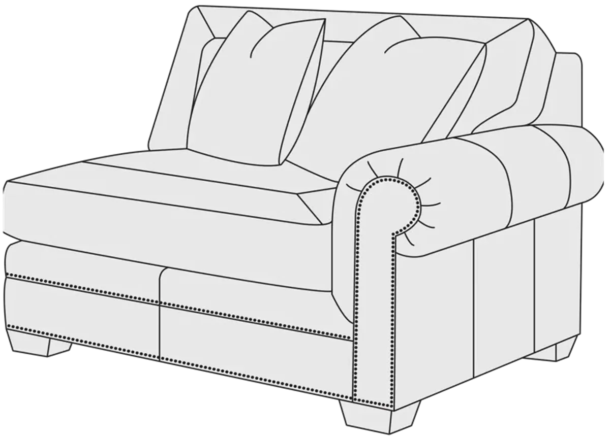 Living Grandview Leather Right Arm Chair