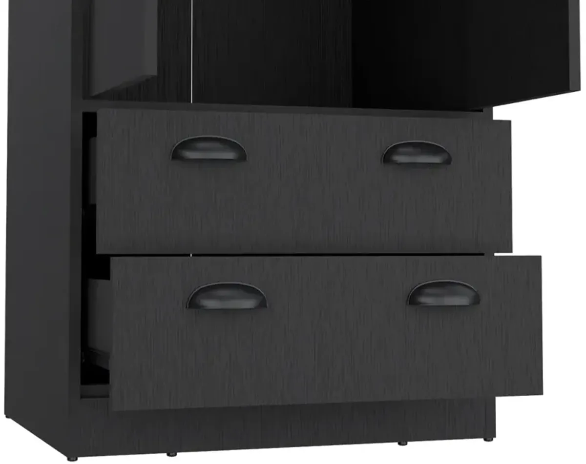 Armoire Hobbs, Bedroom, Black