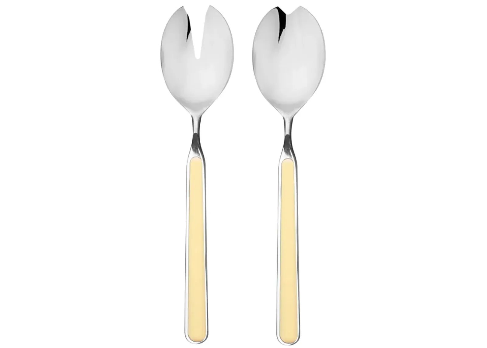 Fantasia 2-Piece Salad Serving Set in Vanilla