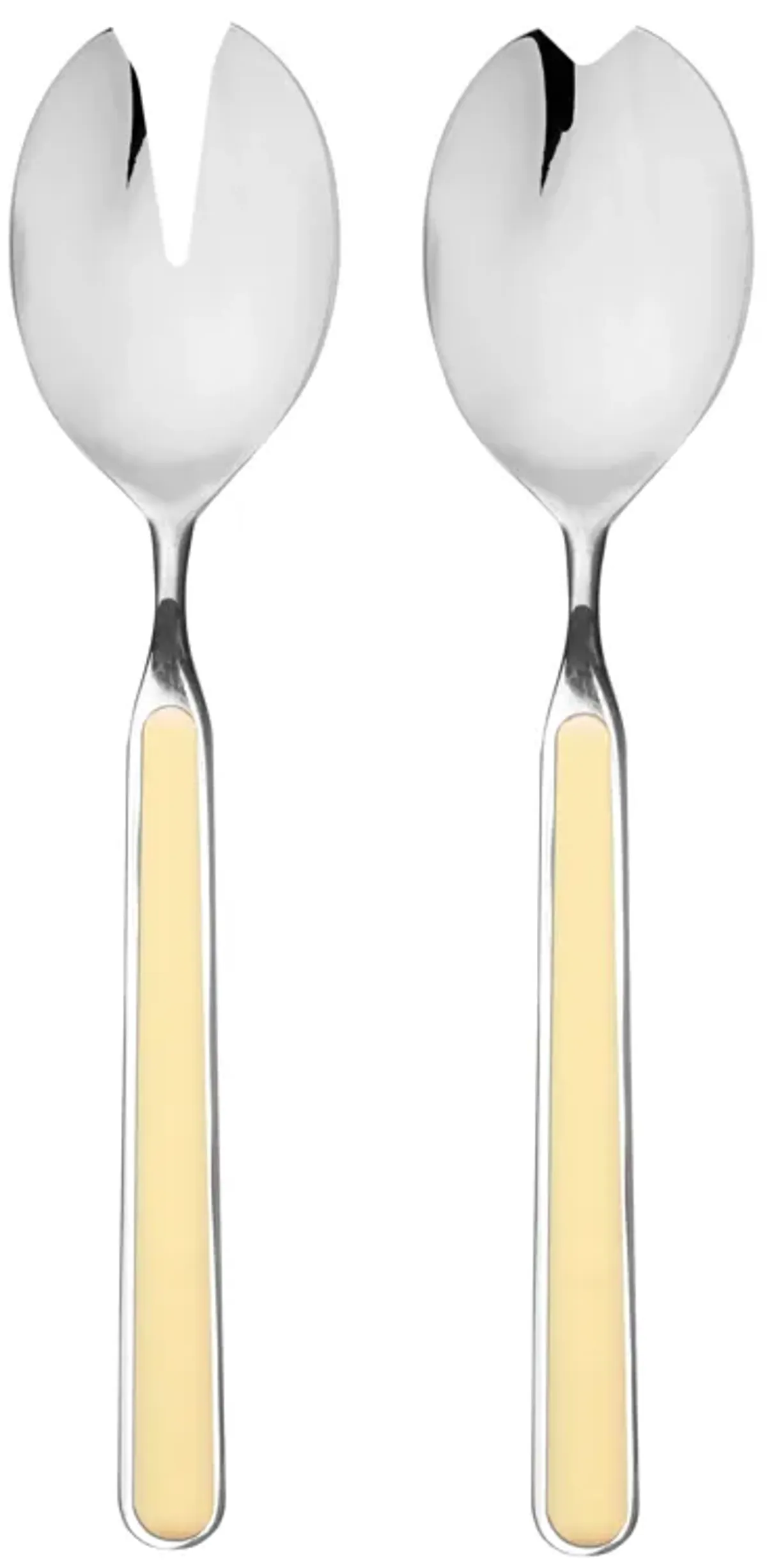 Fantasia 2-Piece Salad Serving Set in Vanilla