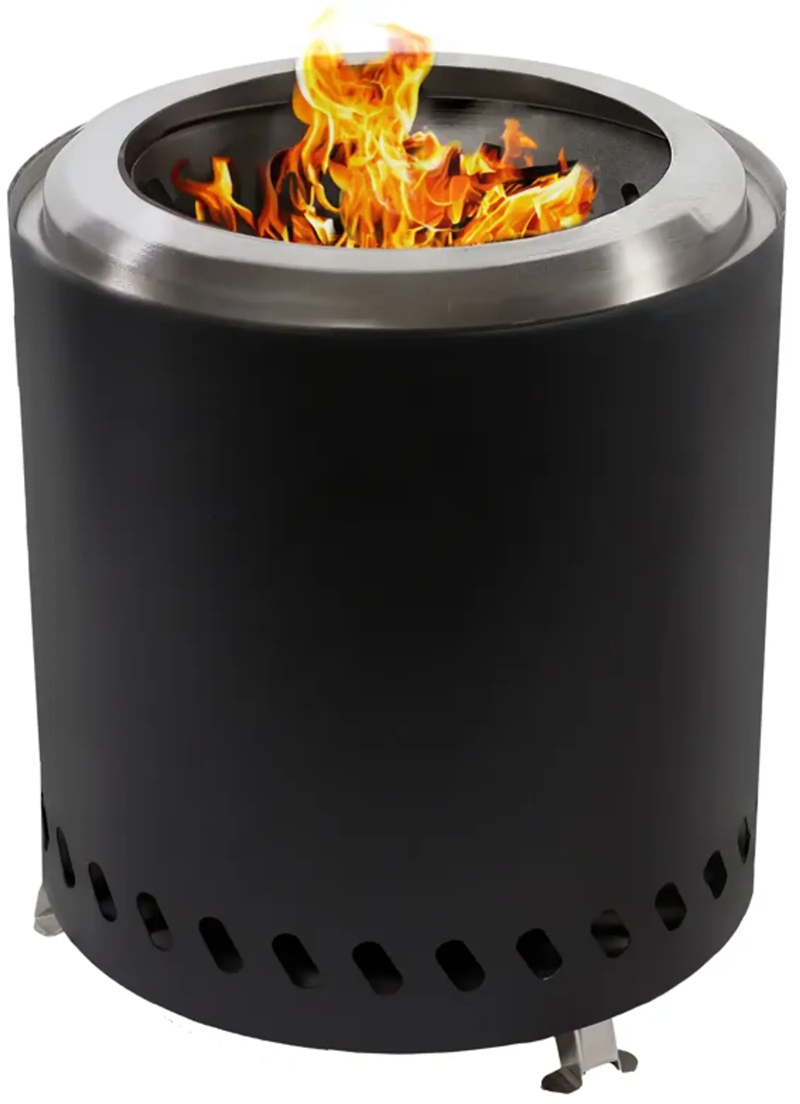 Stainless Steel Tabletop Smokeless Fire Pit - 8.5" Diameter