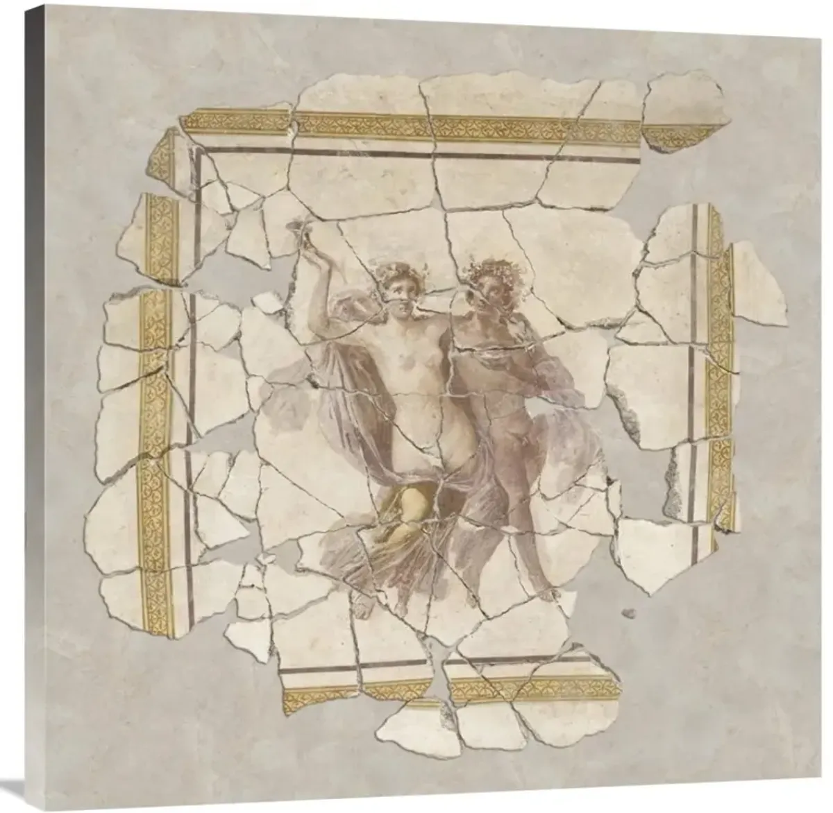 Fresco Fragment-Canvas Art-36x36