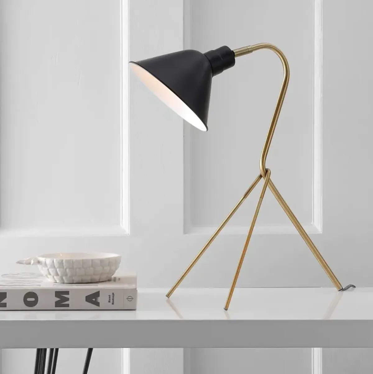 Mae Brass LED Task Lamp