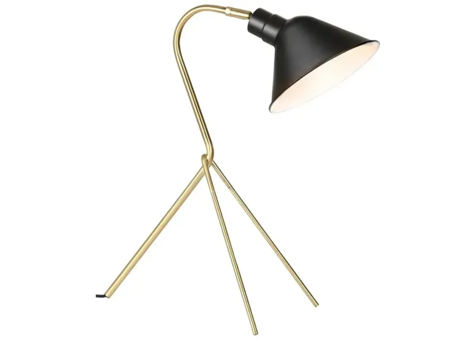 Mae Brass LED Task Lamp