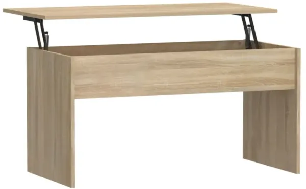 vidaXL Coffee Table Sonoma Oak 40.2"x19.9"x20.7" Engineered Wood