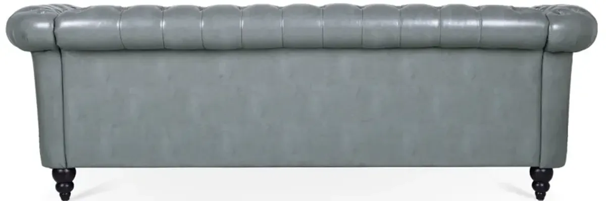 Rolled Arm Chesterfield 3 Seater Sofa