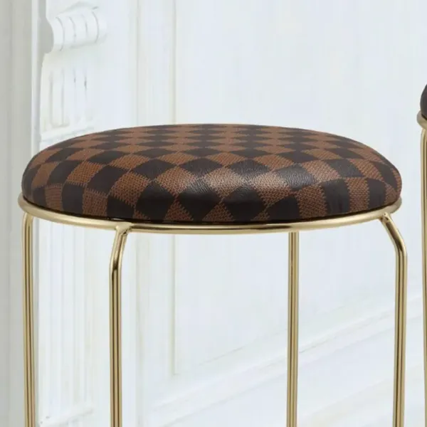 Kings Brand Furniture Carmilla Upholstered Counter Height Stool - Bar Stools Set of 4 for Kitchen 18.75"