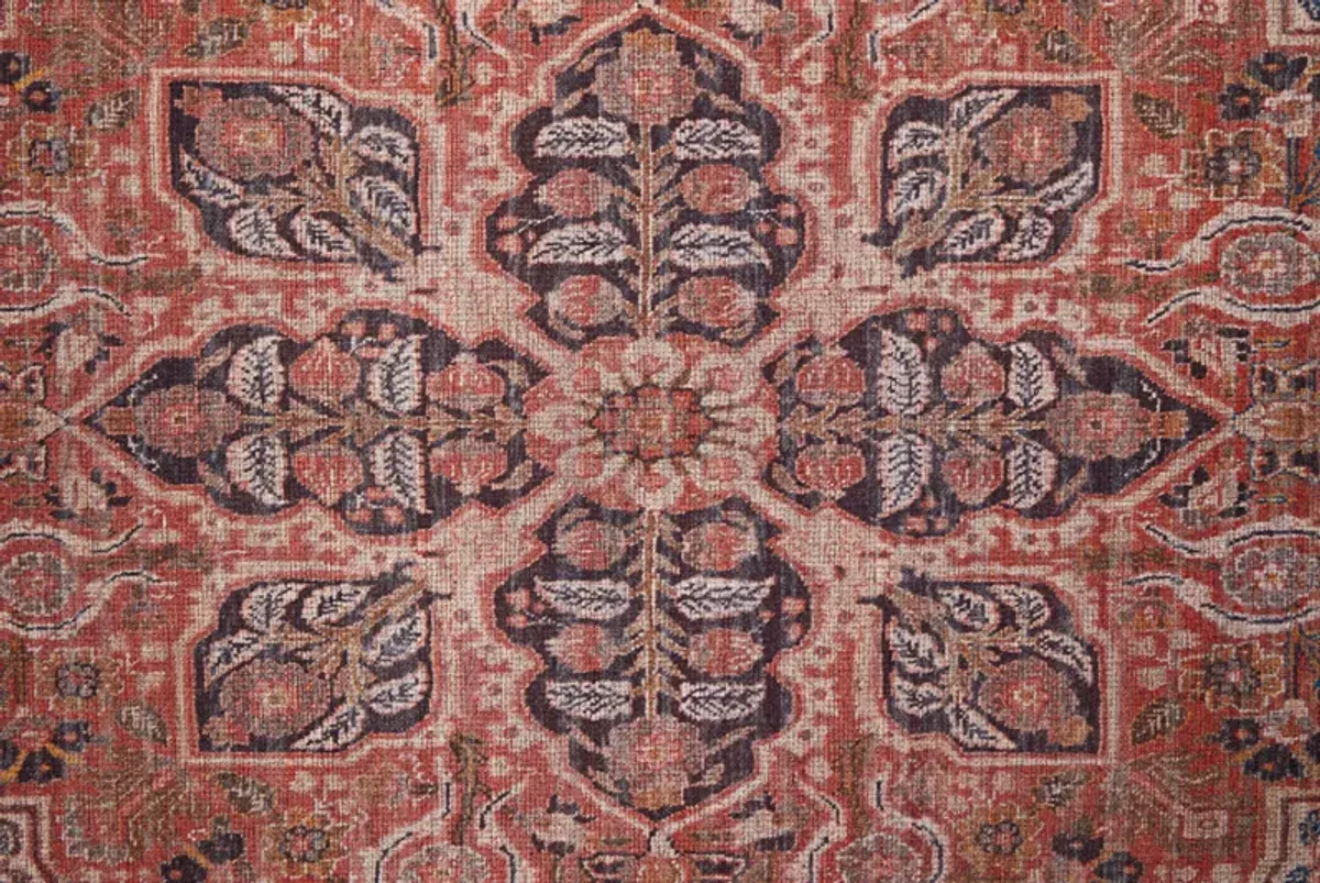 Rawlins 39HNF Red/Tan/Pink 5'3" x 7'6" Rug