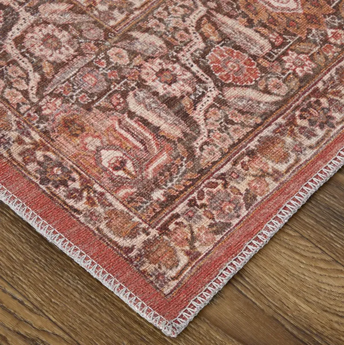 Rawlins 39HNF Red/Tan/Pink 5'3" x 7'6" Rug