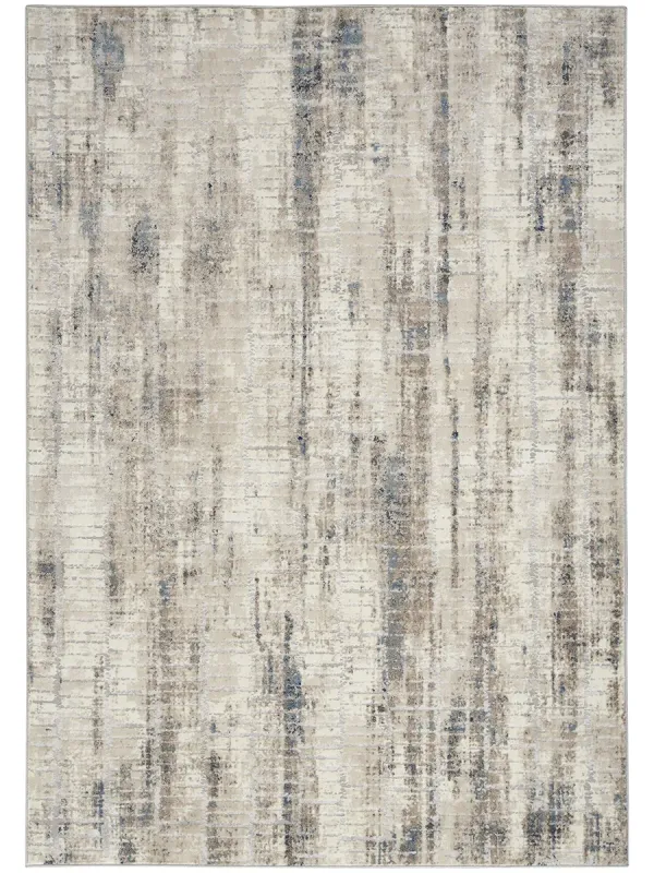 CK022 Infinity IFN02 Ivory/Gray/Blue 6' x 9' Rug