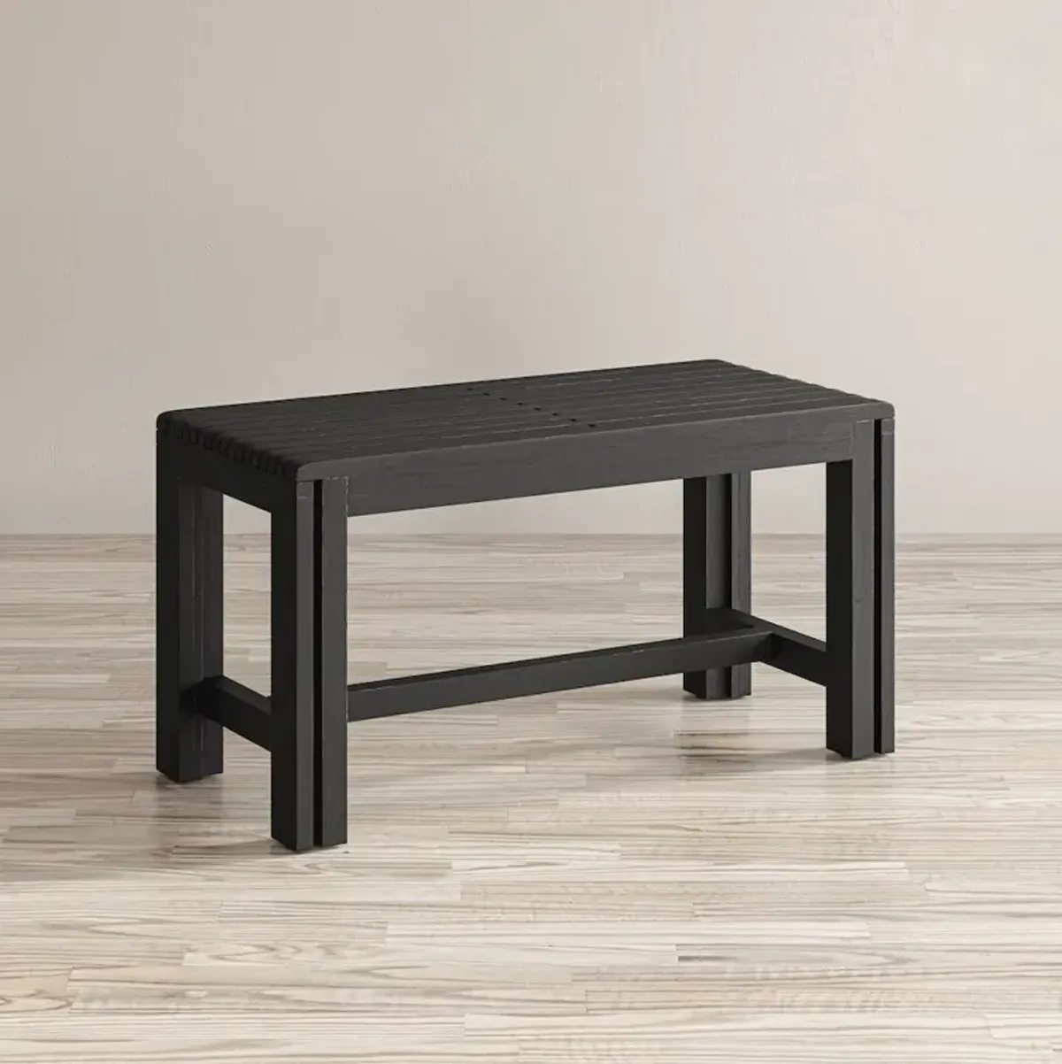 Jofran Bradford Modern Extendable Solid Mango Hardwood Bench