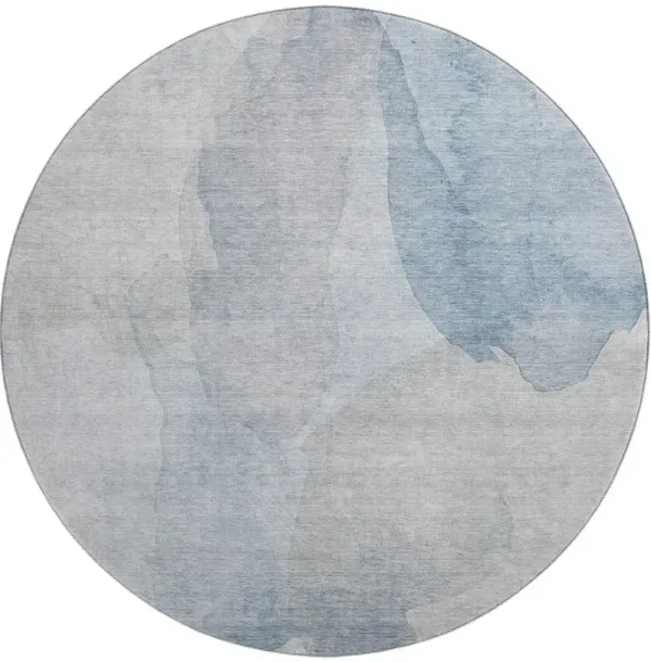 Ravenna RN12 Sky 8' Round Rug