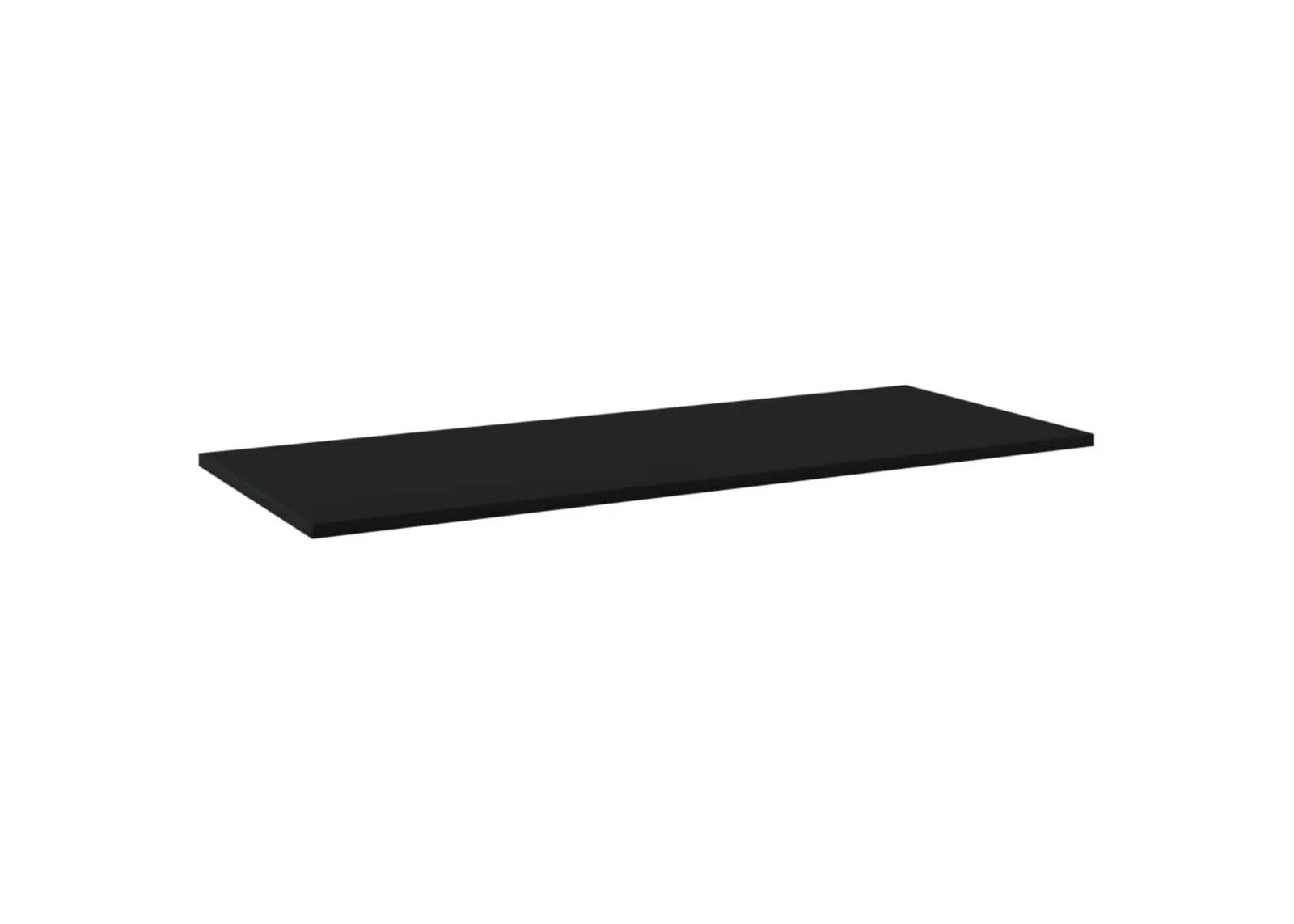 vidaXL Bookshelf Boards 4 pcs Black 39.4"x15.7"x0.6" Chipboard