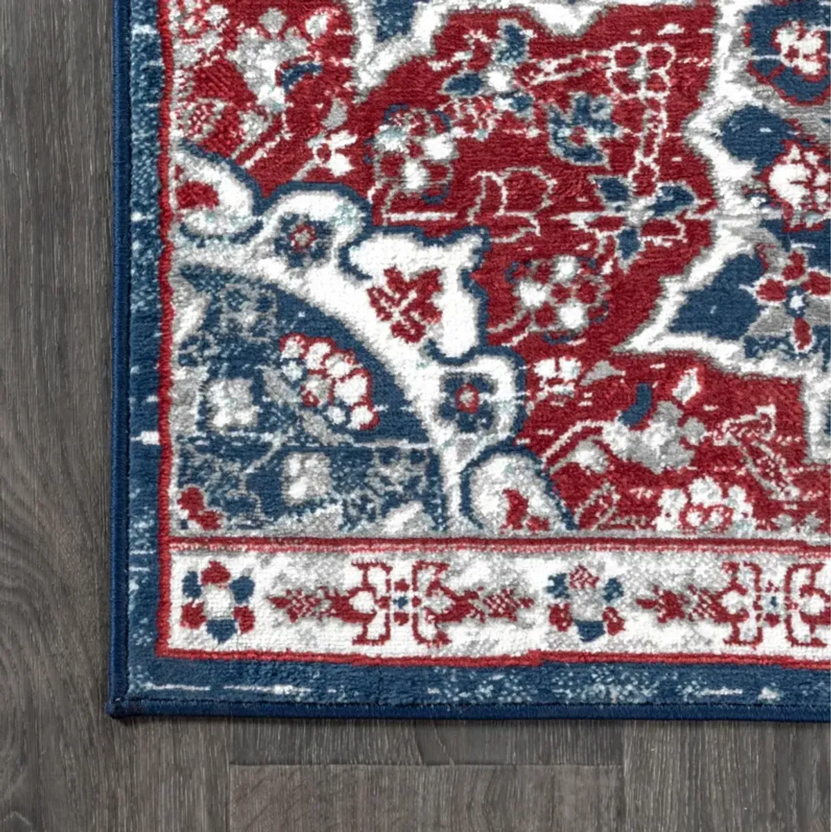 Modern Persian Vintage Moroccan Medallion Area Rug