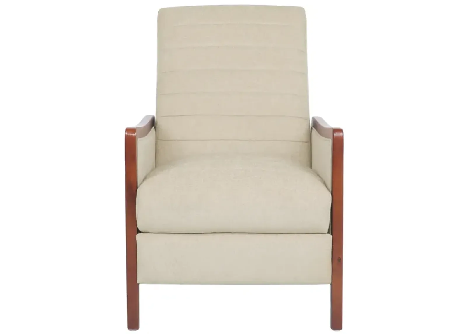 Merax Mid Century Modern Fabric Channel Stitch Recliner