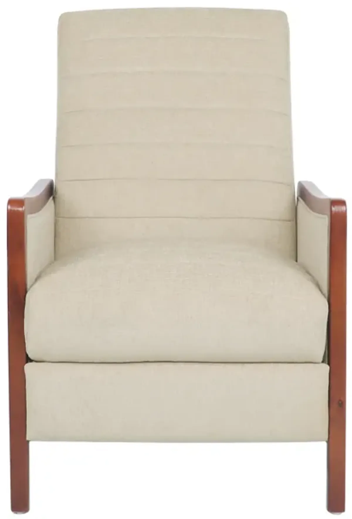 Merax Mid Century Modern Fabric Channel Stitch Recliner