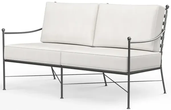Provence Loveseat in Canvas Flax w/ Self Welt