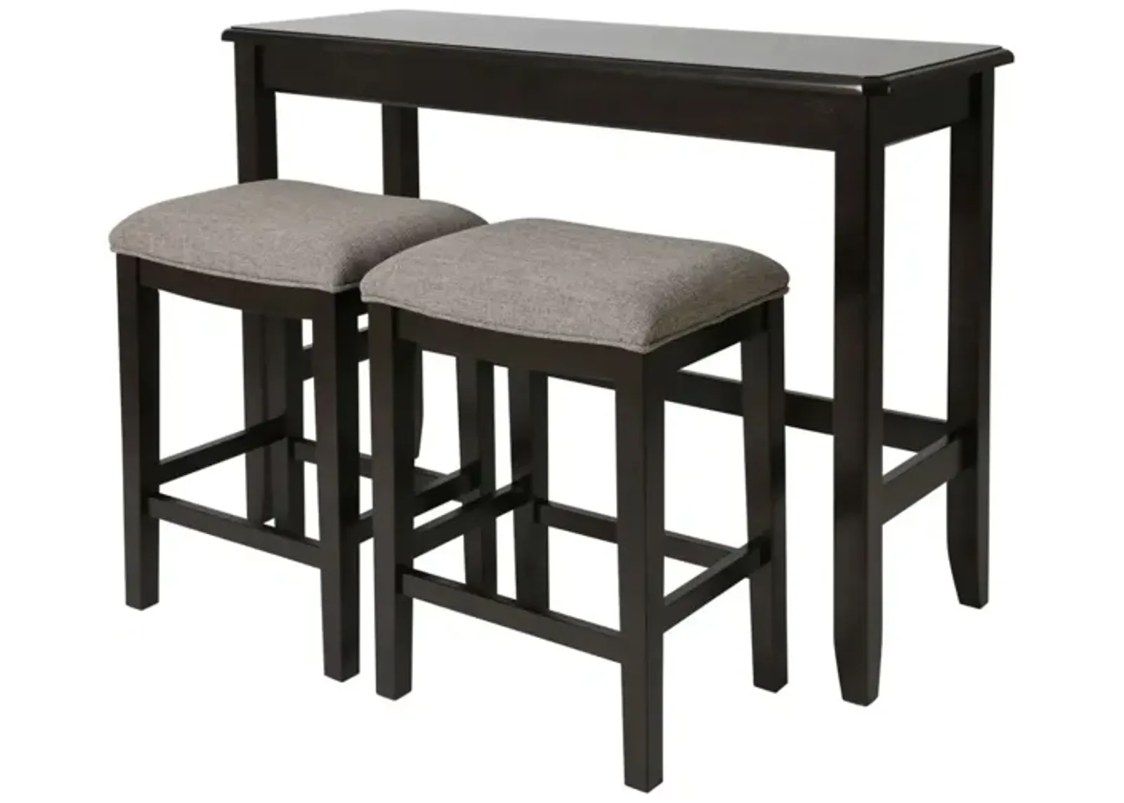 NewRidge Home Sofa Table With Two Stools