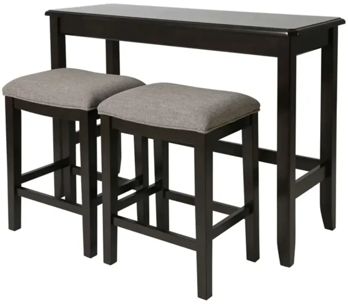 NewRidge Home Sofa Table With Two Stools