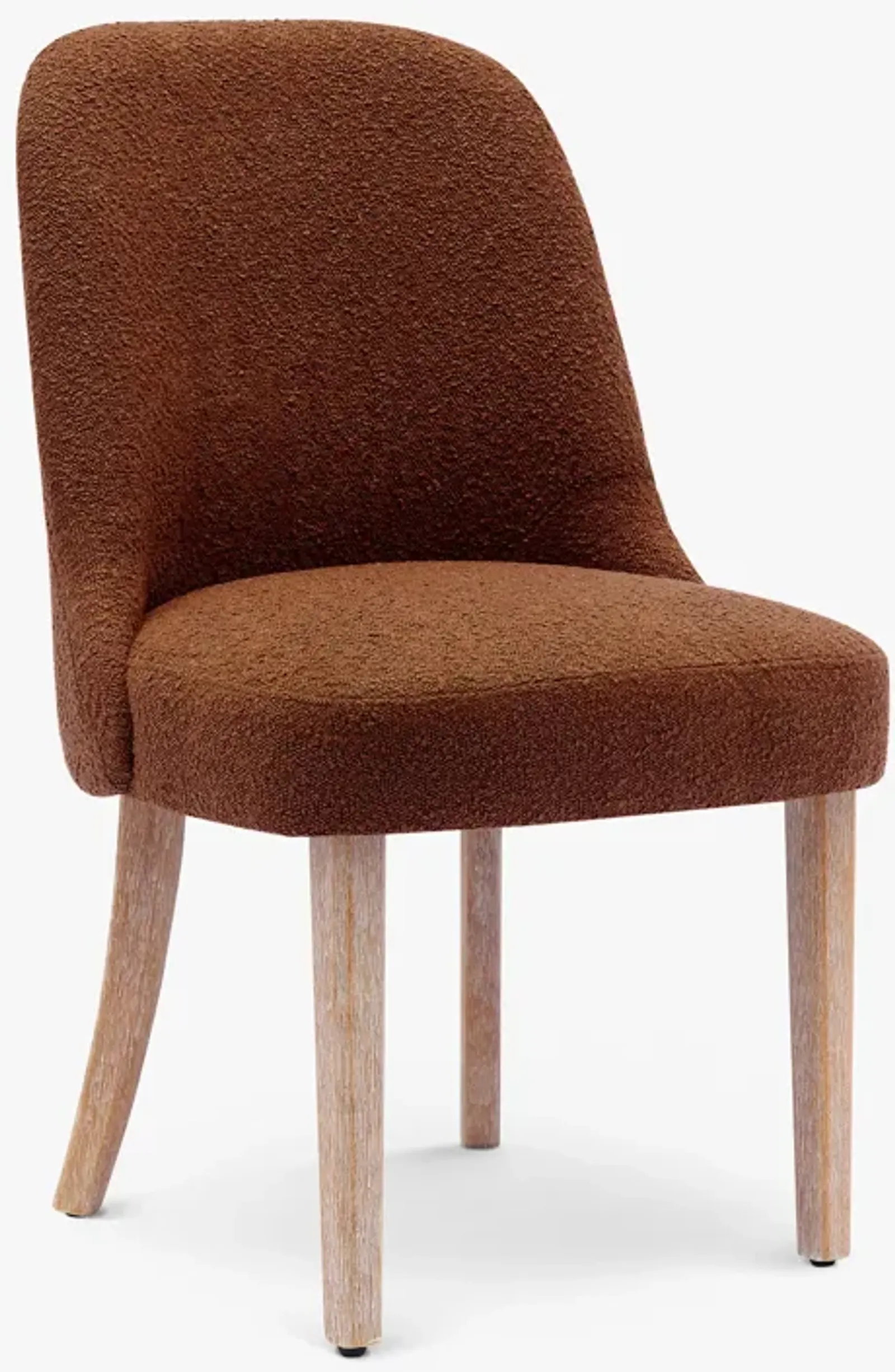 WestinTrends Genevieve Mid-Century Modern Upholstered Boucle Dining Chair