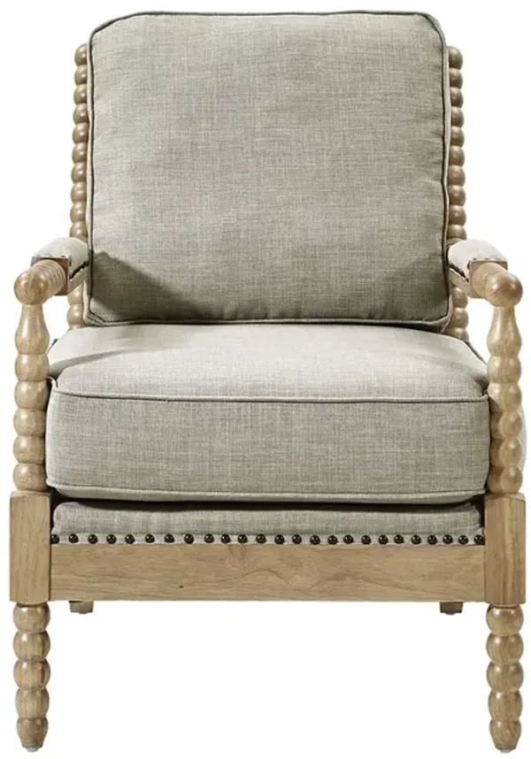 Gracie Mills Castaneda Classic Accent Arm Chair with removable Seat and Back Cushion