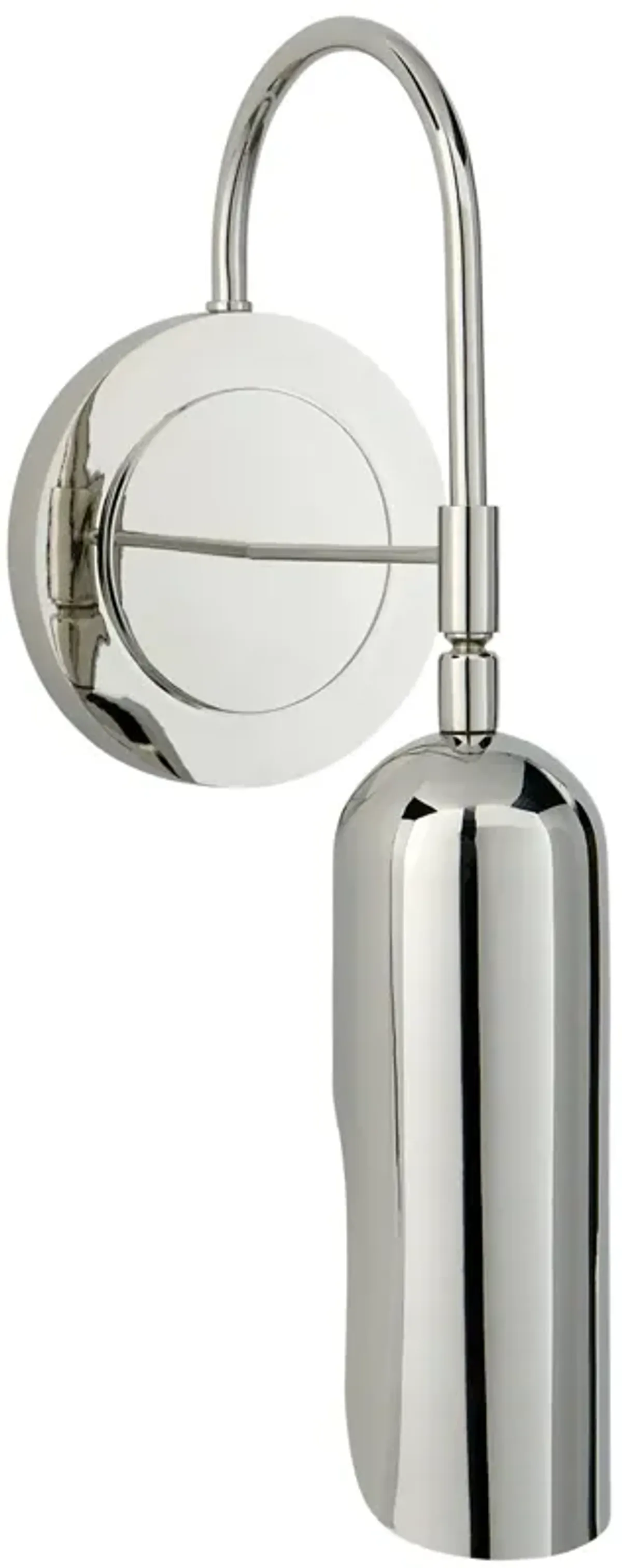 Lucien Functional Wall Light in Polished Nickel