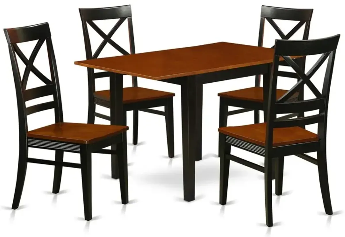 Dining Room Set Black & Cherry