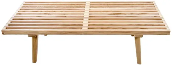 LeisureMod Mid-Century Inwood Platform Bench - 4 Feet