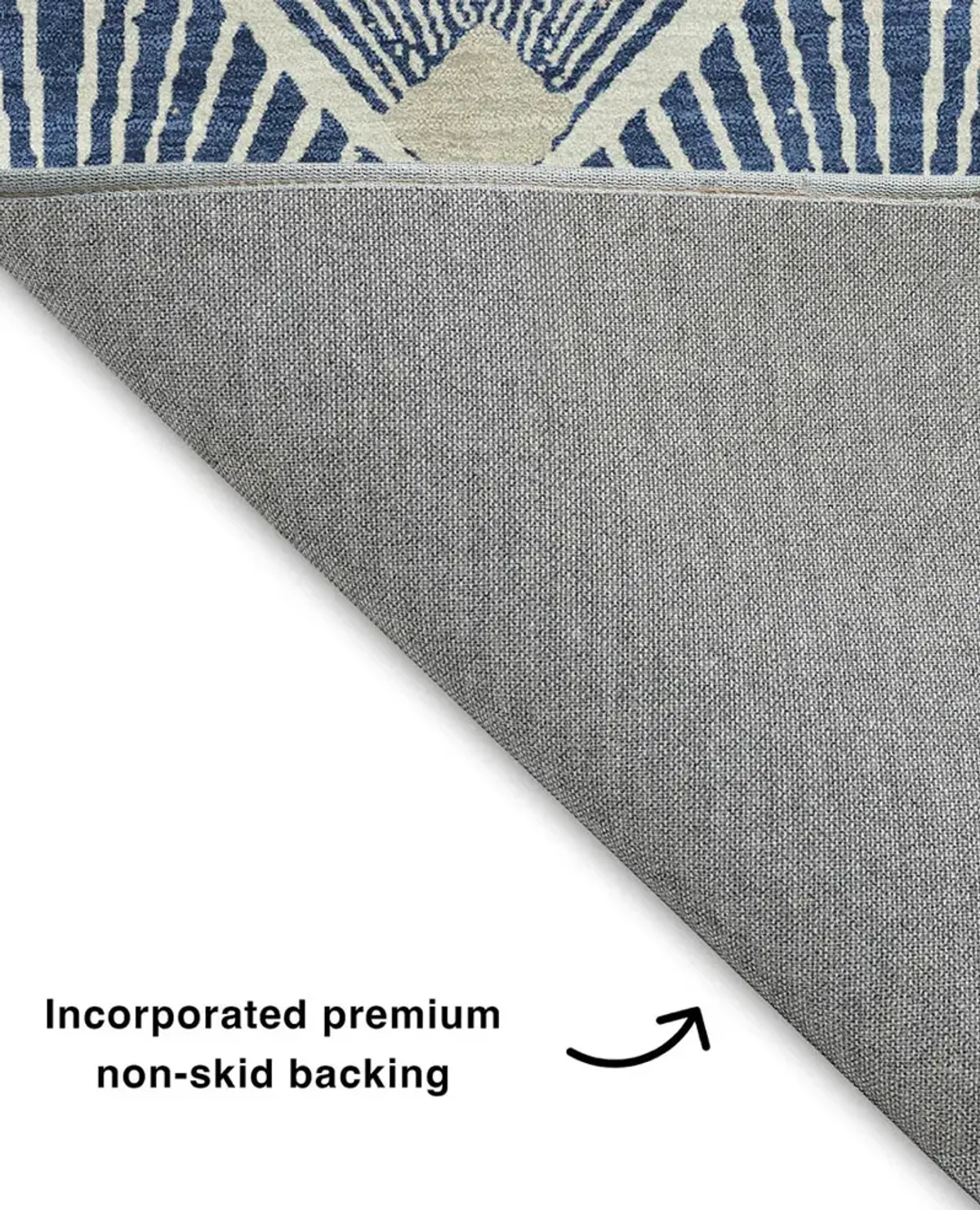 The Reserve TR9 Navy 8' Round Rug