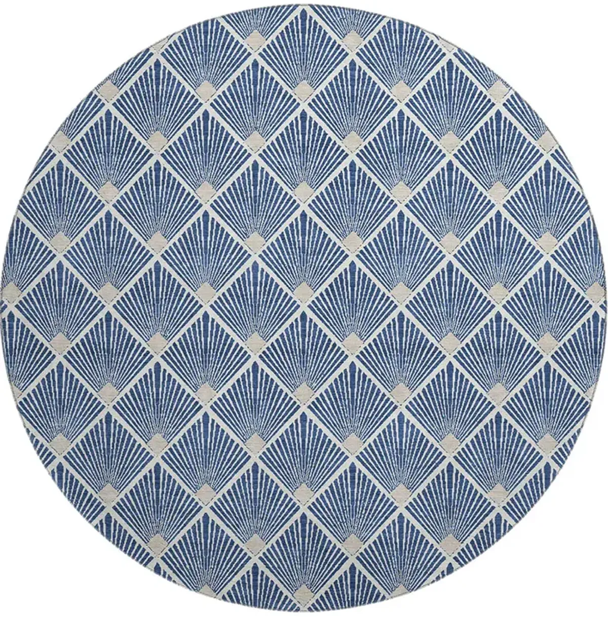 The Reserve TR9 Navy 8' Round Rug