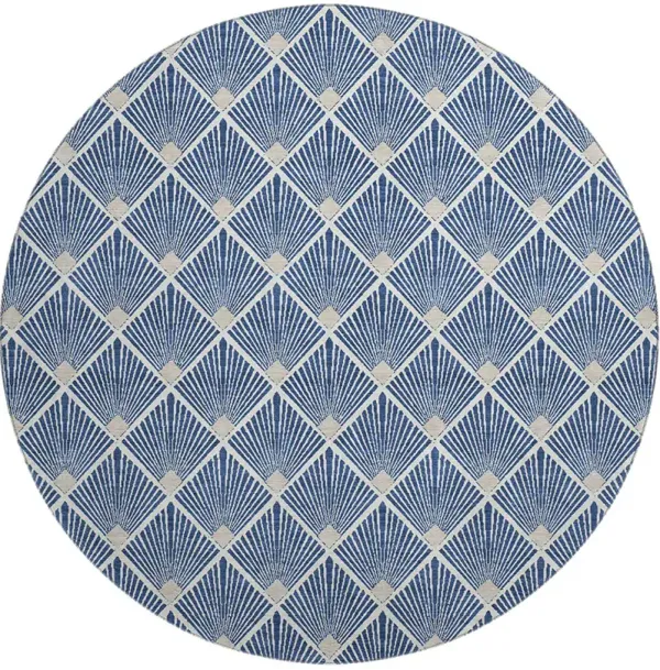The Reserve TR9 Navy 8' Round Rug
