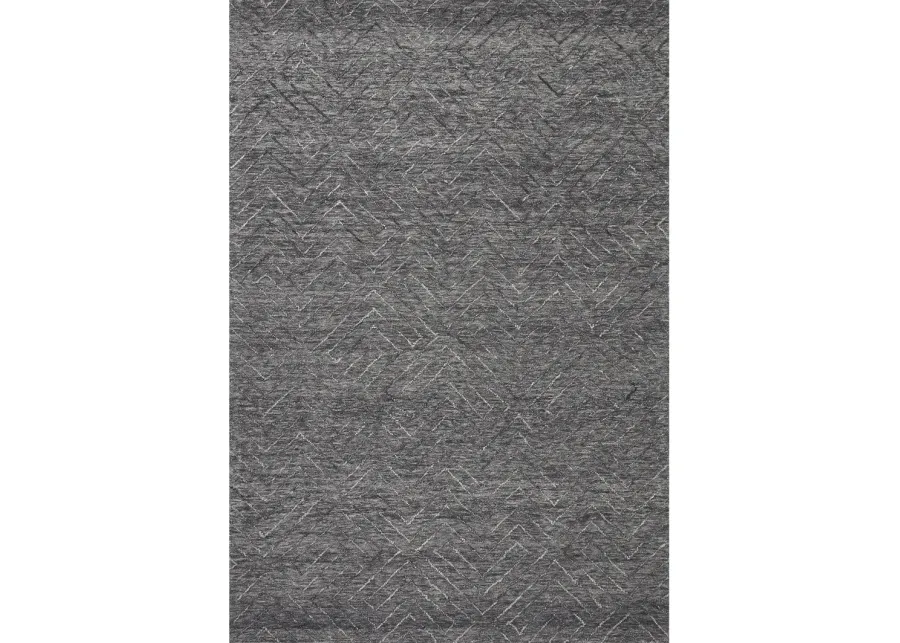 Sarah SAR03 Charcoal 5' x 7'6" Rug