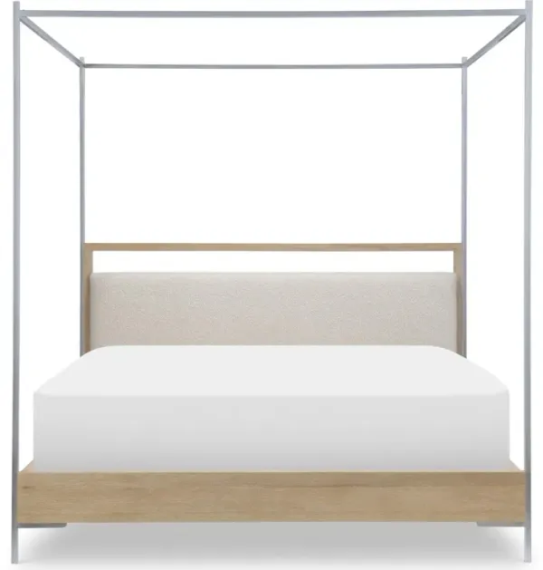 Biscayne Upholstered Queen Canopy Bed