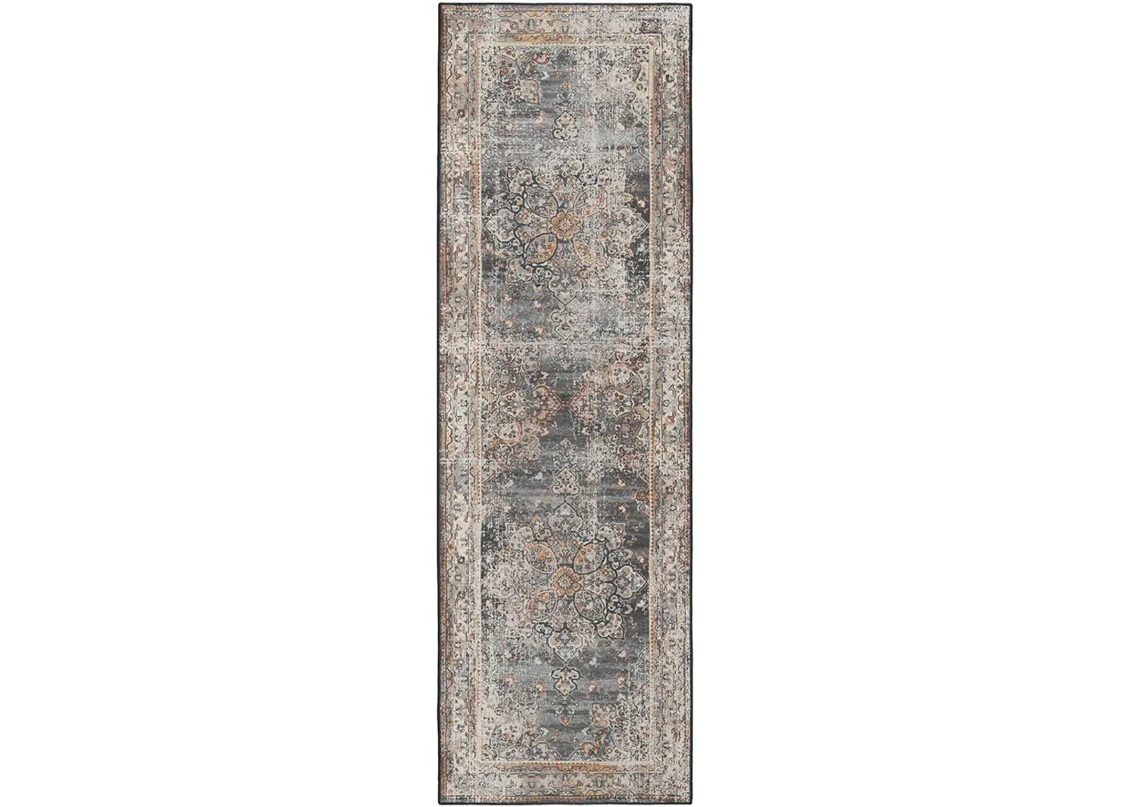 Jericho JC6 Charcoal 2'6" x 12' Rug