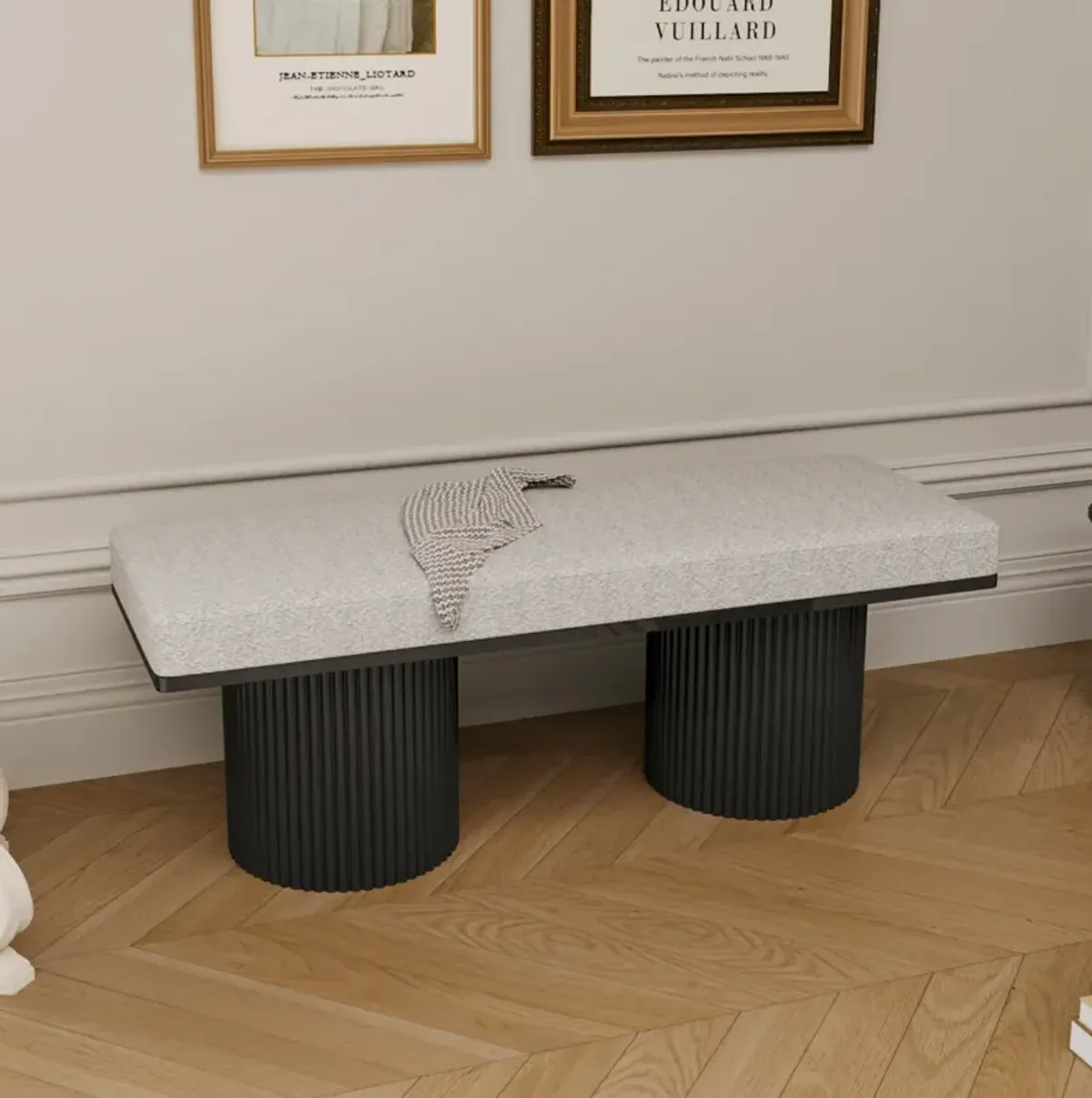 Elegant and Versatile Storage Bench with Modern Style