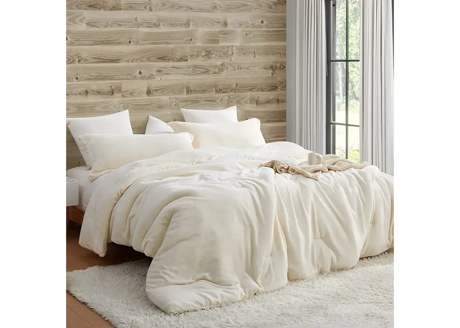 Git Cozy - Coma Inducer Oversized Comforter - Taupe White