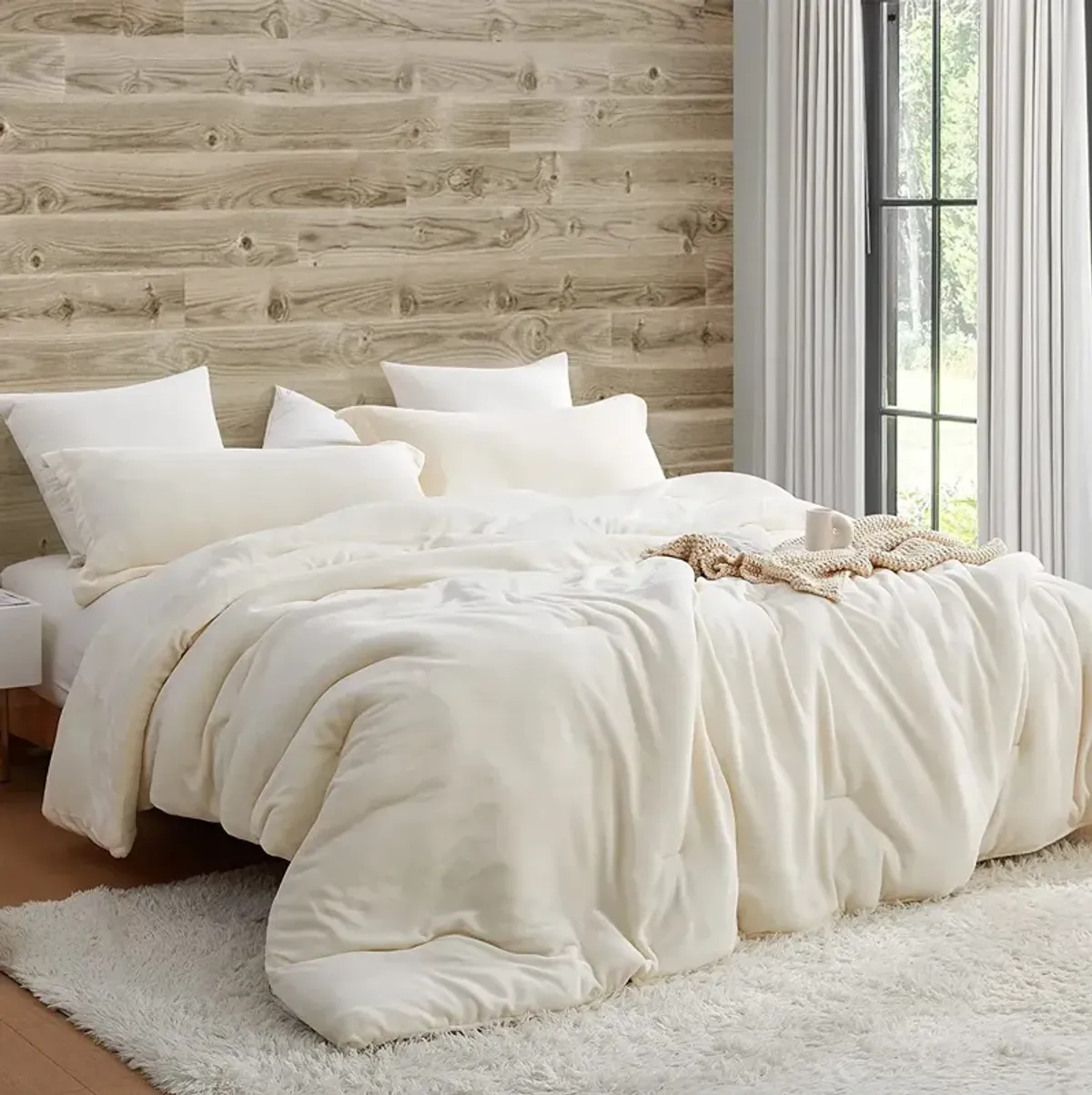 Git Cozy - Coma Inducer Oversized Comforter - Taupe White