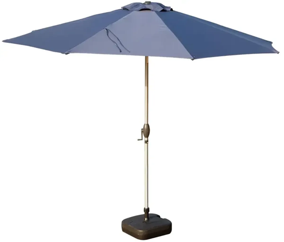 MONDAWE 10 FT Patio Umbrella, Outdoor Table Umbrella with Push Button Tilt and Crank, UV Protection Waterproof Market Sun Umbrella with 8 Sturdy Ribs for Garden, Deck, Backyard, Pool