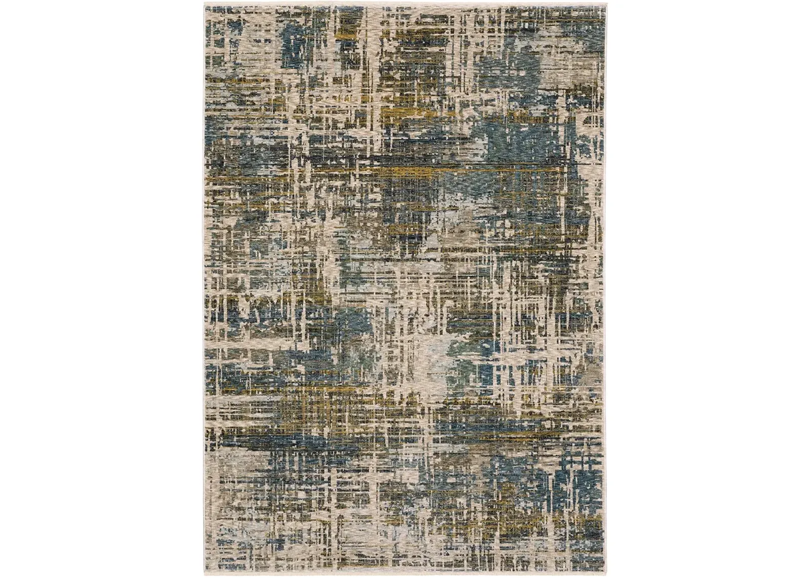 Hayden 6'7" x 9'6" Blue Rug