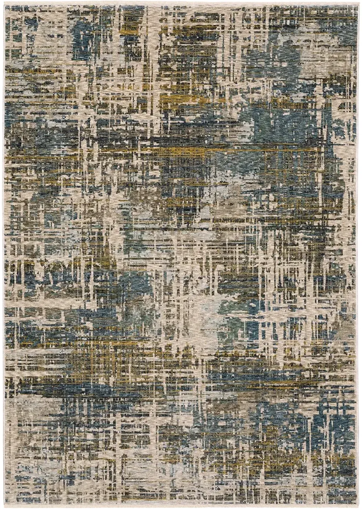 Hayden 6'7" x 9'6" Blue Rug