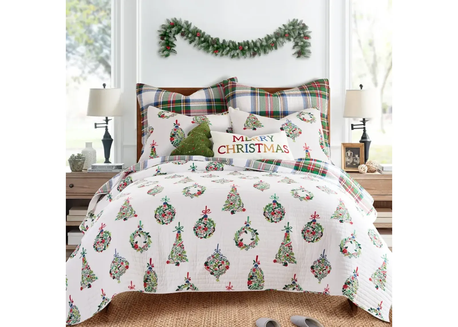 Festive Baubles Quilt Set - Levtex Home