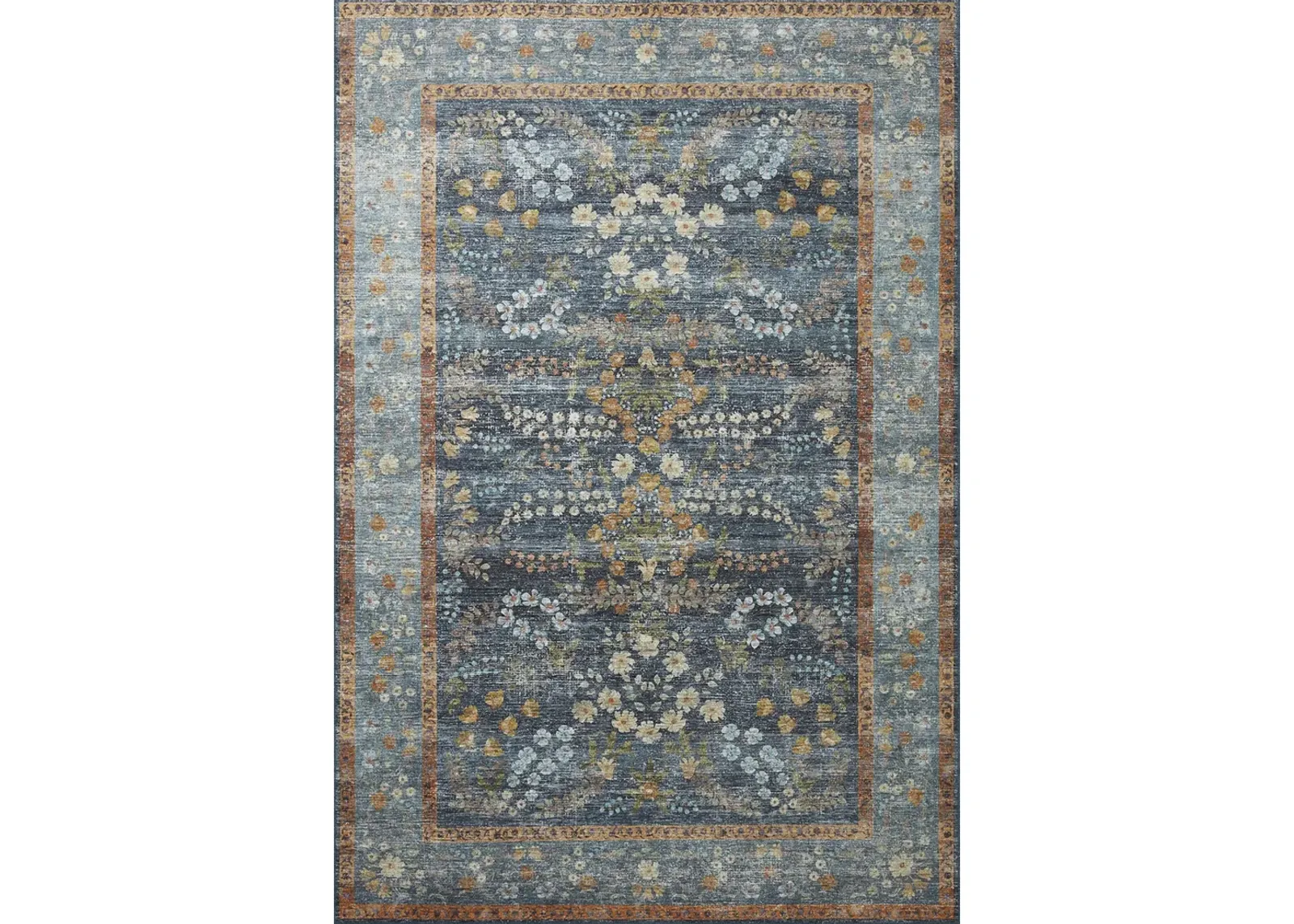 Palais PAL04 Navy 5' x 7'6" Rug