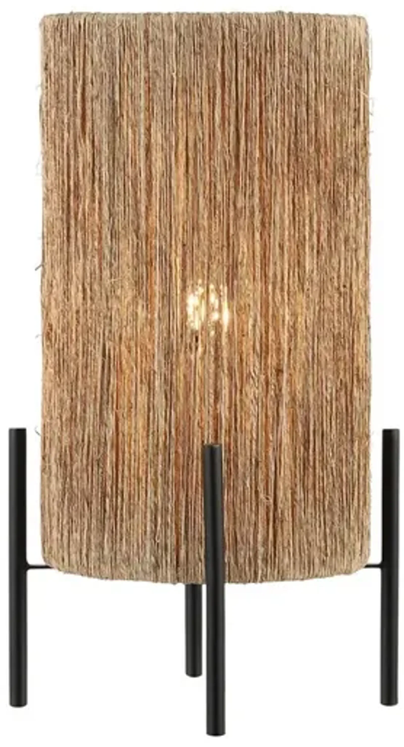 Kai Coastal Minimalist Rattan LED Table Lamp